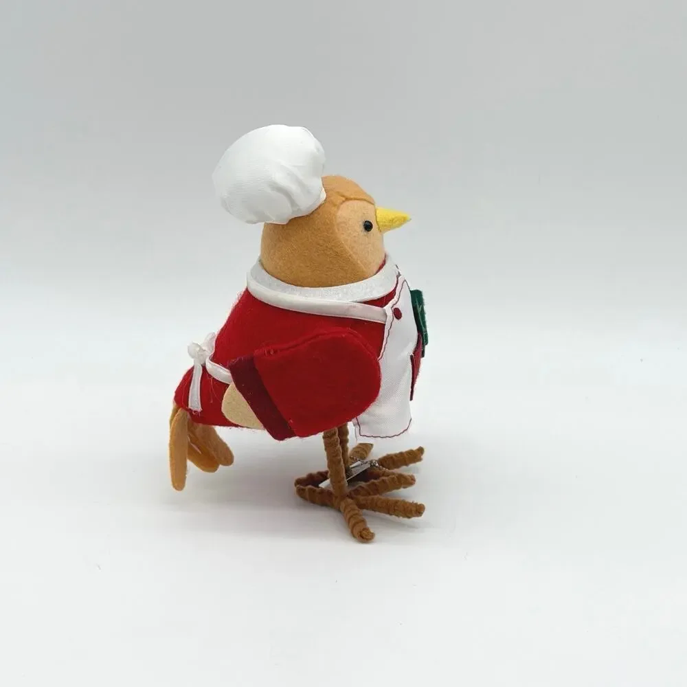 Target Featherly Friends Bird SMIDGEN w/Baker Hat How To Cook Book Christmas NEW